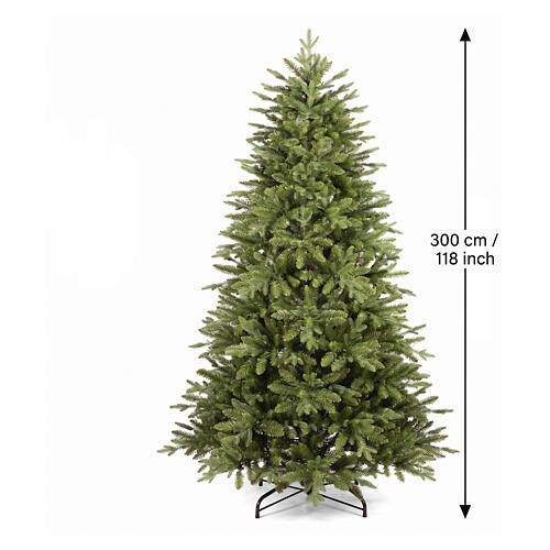 Rio Christmas Tree with umbrella-style branches 300 cm Poly Feel Real 3
