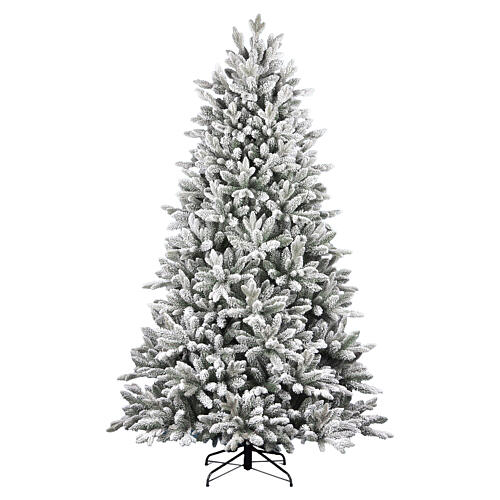 Albero di Natale Rio floccato verde floccato 360 cm Poly Feel Real 1