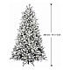 Albero di Natale Rio floccato verde floccato 360 cm Poly Feel Real s3