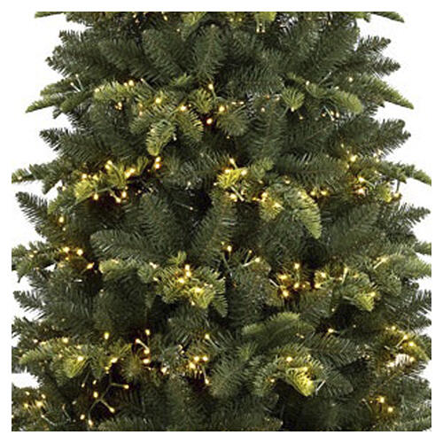 Albero di Natale Parco con 3200 led e giochi di luce 210 cm Poly Feel Real 4