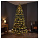 Park Christmas Tree 3200 warm white LEDs light effects 210 cm Poly Feel Real s2