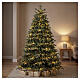 Künstlicher Weihnachtsbaum Venice mit integrierter Beleuchtung, 5000 warmweiße LEDs, 180 cm Poly Feel Real s2