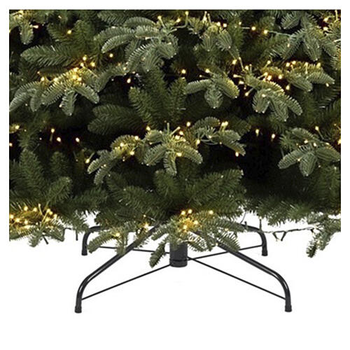 Albero di Natale Venice prelit 5000 led bianco caldo 180 cm Poly Feel Real 4