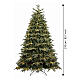 Künstlicher Weihnachtsbaum Venice mit integrierter Beleuchtung, 6500 warmweiße LEDs, 210 cm Poly Feel Real s3