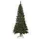 Albero di Natale Mezzo con chioma a metà per parete 210 cm PVC s1