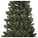 Albero di Natale Mezzo con chioma a metà per parete 210 cm PVC s4