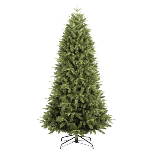 Albero di Natale Carolina verde slim 180 cm Poly Feel Real 1