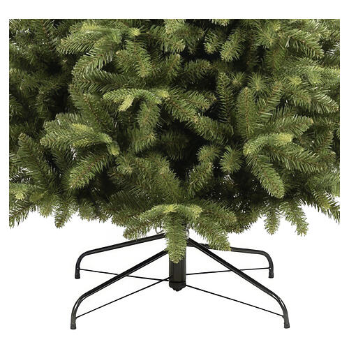 Albero di Natale Carolina slim verde rami ad ombrello 210 cm Poly Feel Real 5