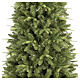 Albero di Natale Carolina slim verde rami ad ombrello 210 cm Poly Feel Real s4