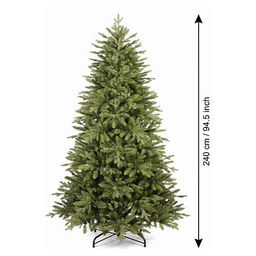 Artificial Christmas tree Rio 240 cm Poly Feel Real green umbrella branches PE PVC 3