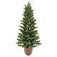 Albero di Natale Pinetto verde e base in terracotta 120 cm Poly Feel Real s1