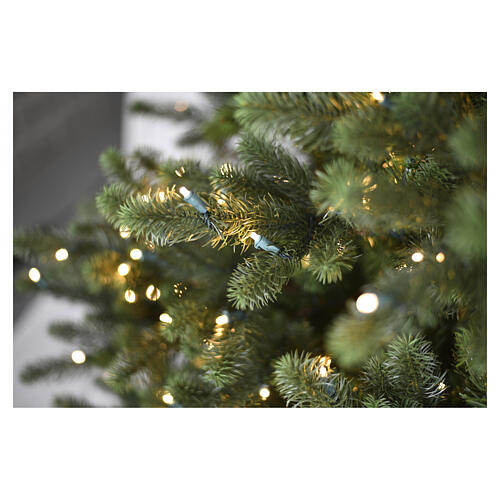 Albero di Natale Kentucky Deluxe preilluminato 213 cm PE PVC 650 led bianco caldo 5