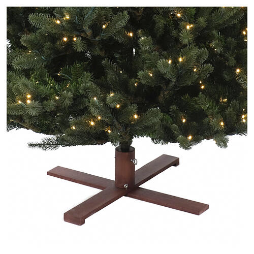 Albero di Natale Kentucky Deluxe preilluminato 213 cm PE PVC 650 led bianco caldo 7