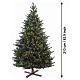 Albero di Natale Kentucky Deluxe preilluminato 213 cm PE PVC 650 led bianco caldo s3