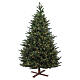 Albero di Natale Kentucky Deluxe con luci 243 cm PE PVC 1050 led bianco caldo s1
