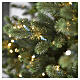Albero di Natale Kentucky Deluxe con luci 243 cm PE PVC 1050 led bianco caldo s4