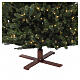 Albero di Natale Kentucky Deluxe con luci 243 cm PE PVC 1050 led bianco caldo s7