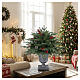 Albero di Natale Pinetto con pigne e bacche 75 cm PE PVC s2