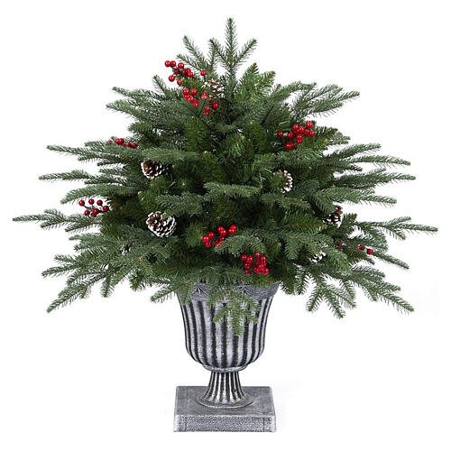 Choinka Pinetto z szyszkami i jagodami, 75 cm, PE/PVC 1