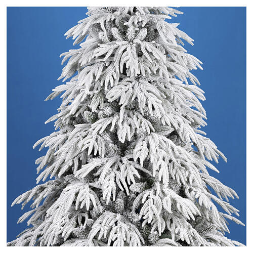 Albero di Natale Crystal floccato 270 cm PE PVC 4