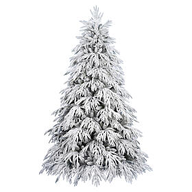 Crystal Flocked Christmas Tree 270 cm PE PVC