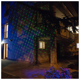 Laserprojektor mit Weihnachtsmotiven: Laser-Projektor Dämmerlichtfunktion für innen und außen