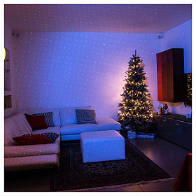 Laserprojektor mit Weihnachtsmotiven: Laser-Projektor Dämmerlichtfunktion für innen und außen