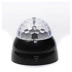 Proiettori laser natalizi: Proiettore 6 led bianco blu Semisfera Rotante a batteria Proiettori laser natalizi: Proiettore 6 led bianco blu Semisfera Rotante a batteria