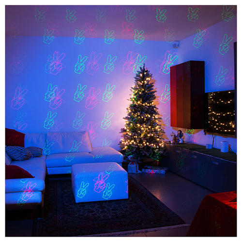 Christmas projector laser internal use 12 images green red 4