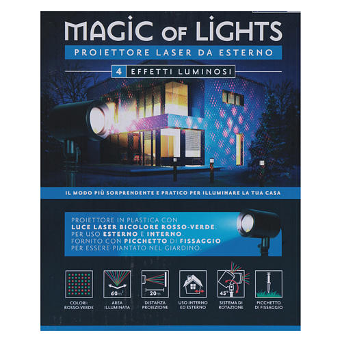 Christmas Lights Laser Projector outdoor/indoor, dots 4 effects   7