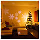 Christmas Lights Projector snowflake, outdoor/indoor  s2