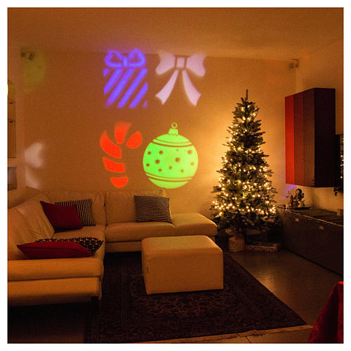 STOCK LED-Projektor mit Weihnachtsmotiv für innen und außen 2