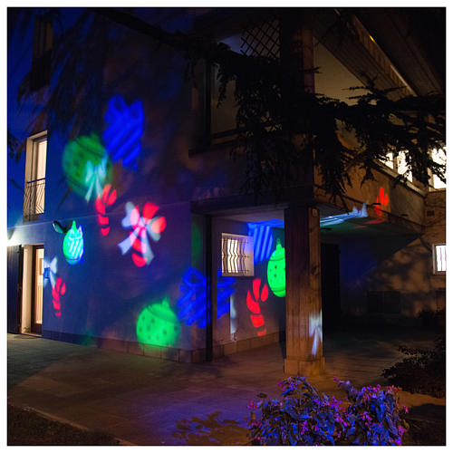 STOCK LED-Projektor mit Weihnachtsmotiv für innen und außen 6