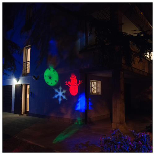 LED-Projektor weihnachtliche Motive für innen und außen 1