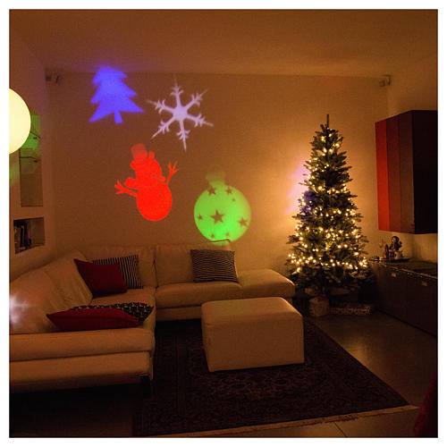 LED-Projektor weihnachtliche Motive für innen und außen 2
