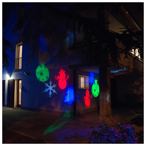 LED-Projektor weihnachtliche Motive für innen und außen 4