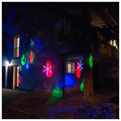 Christmas projector led winter theme internal and external use 6