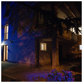 Projecteur laser Noël: Projecteur laser points avec crépusculaire intérieur extérieur