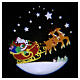 Sleigh LED light projector with music for outdoor use s1