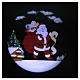 Santa Claus LED light projector with moving parts and music s1