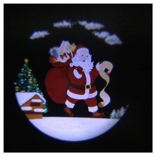 LED Light Projector Santa motion and music 1
