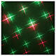 STOCK Projecteur laser 4 filtres rouge/vert intérieur s5