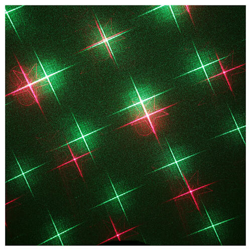 Projektor laserowy 4 konfiguracje czerwony/zielony, do wnętrz 5