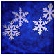 STOCK LED Floodlight snowflakes white/blue OUTDOOR s3