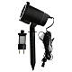 STOCK Proiettore LED fiocchi di neve bianchi movimento ESTERNO s4