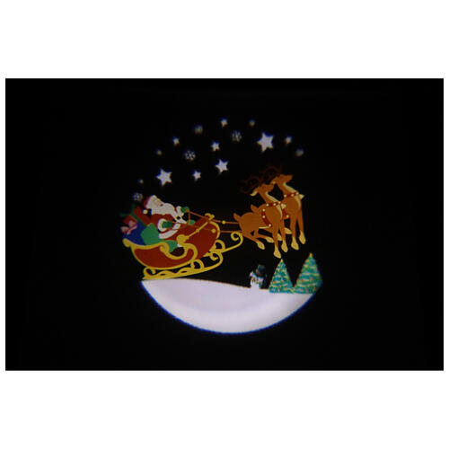 STOCK Projector LED Father Christmas sleigh music OUTDOOR 5