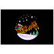 STOCK Projector LED Father Christmas sleigh music OUTDOOR s1