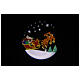 STOCK Projector LED Father Christmas sleigh music OUTDOOR s3