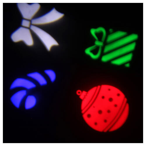Lámpara E27 proyector símbolos navideños para exterior 1