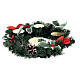 Advent wreath complete set shiny candle 15x8 cm s2